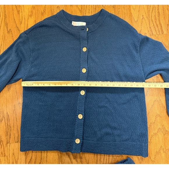 Free People Beach Free-est Ameena Cardigan & Skort Set Blue Small Oversized Fit - Picture 12 of 13